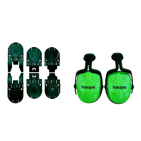 Haupa - Øreklokker for hjelmmontasje m/adapter