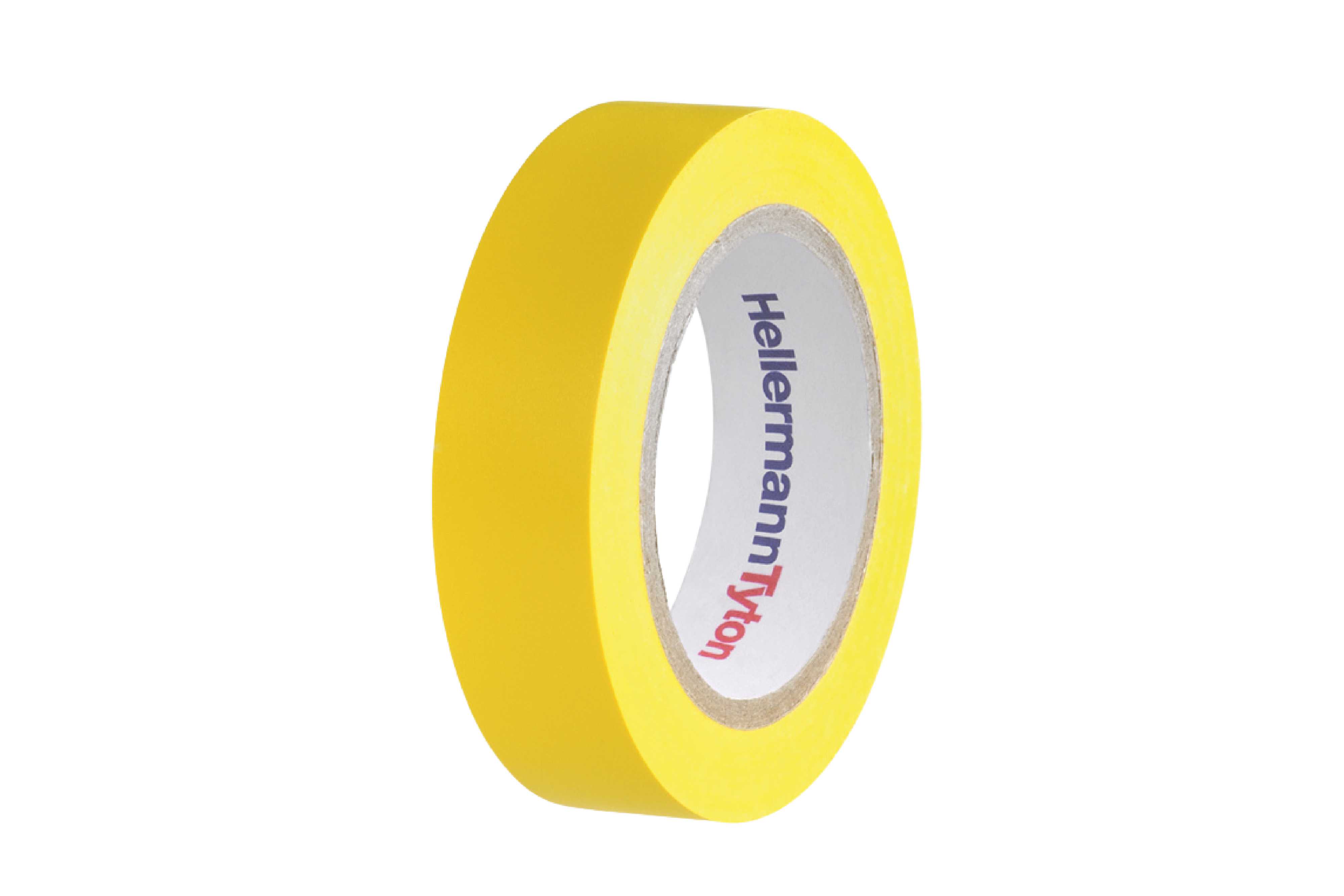 HellermanTyton - HelaTape 15mm gul 10m