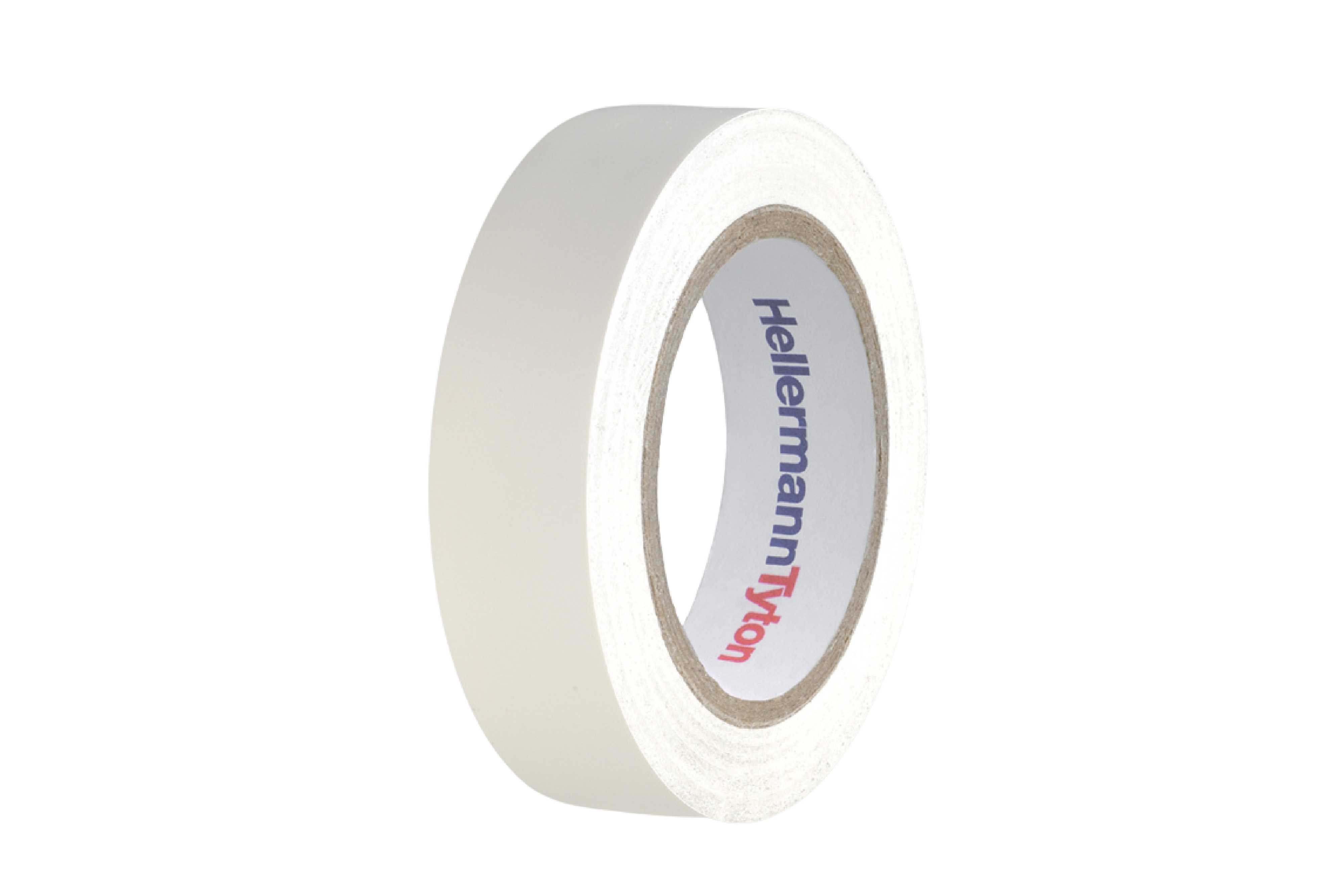 HellermanTyton - HelaTape 15mm hvit 10m