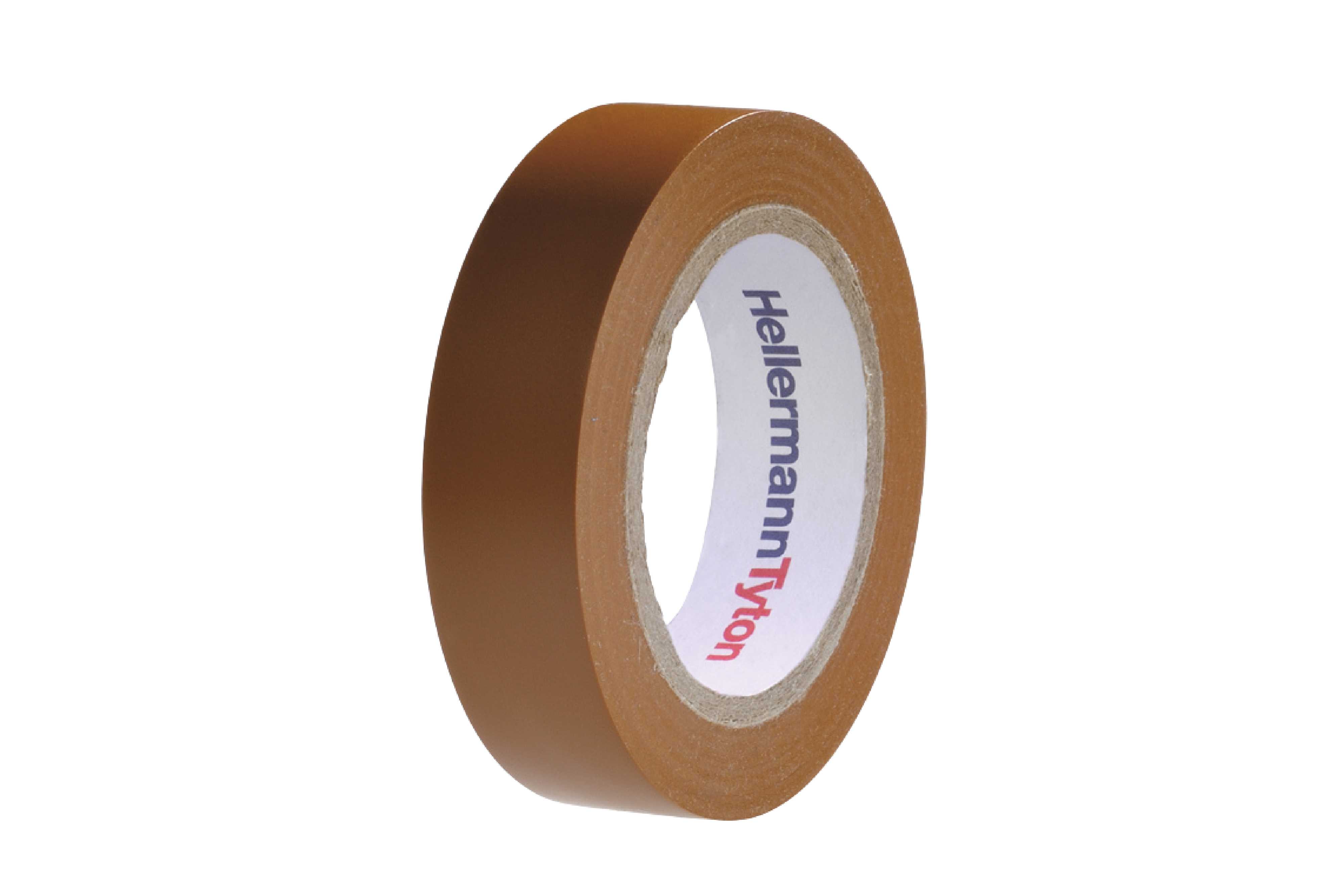 HellermanTyton - HelaTape 15mm brun 10m