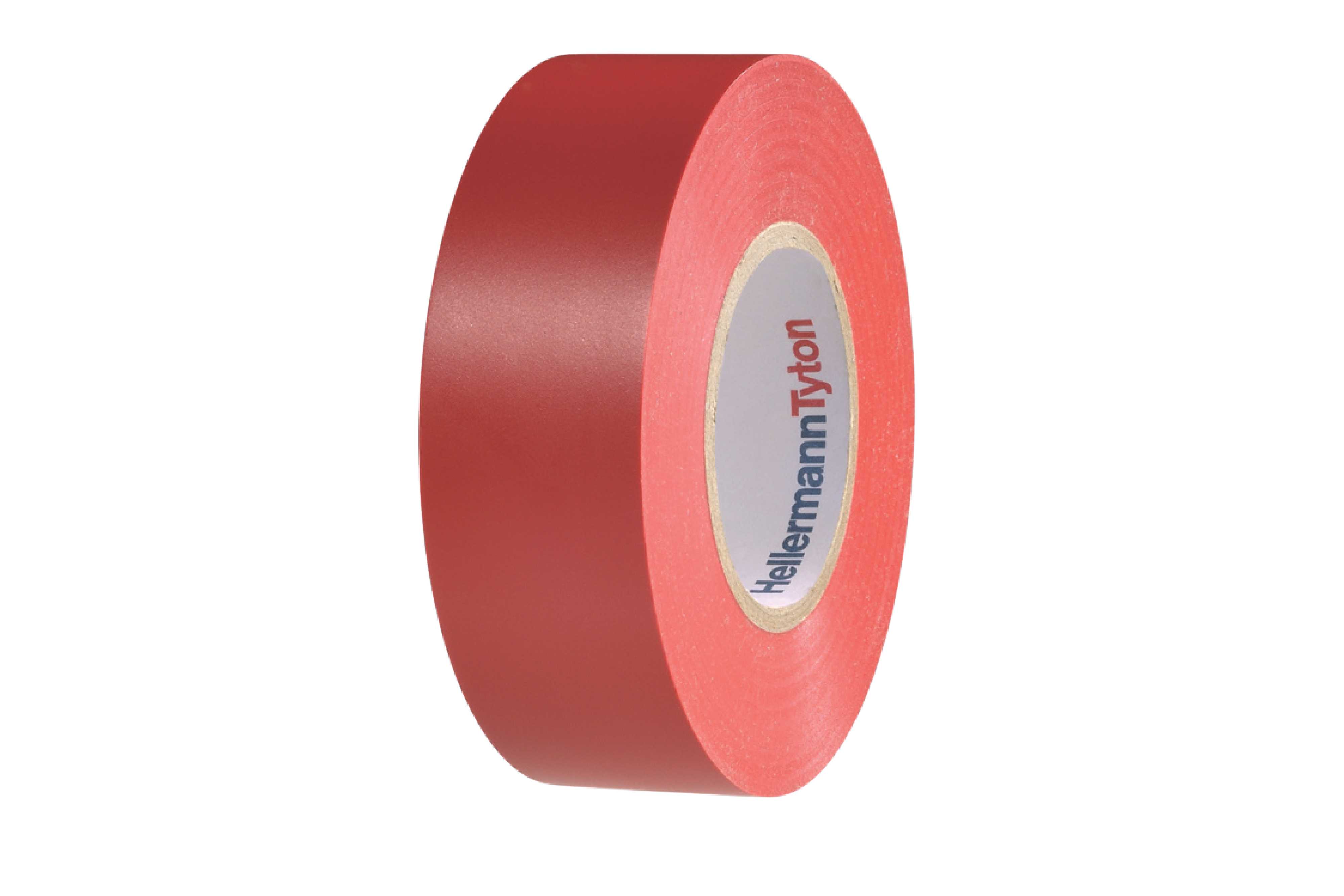 HellermanTyton - HelaTape 19mm rød 20m
