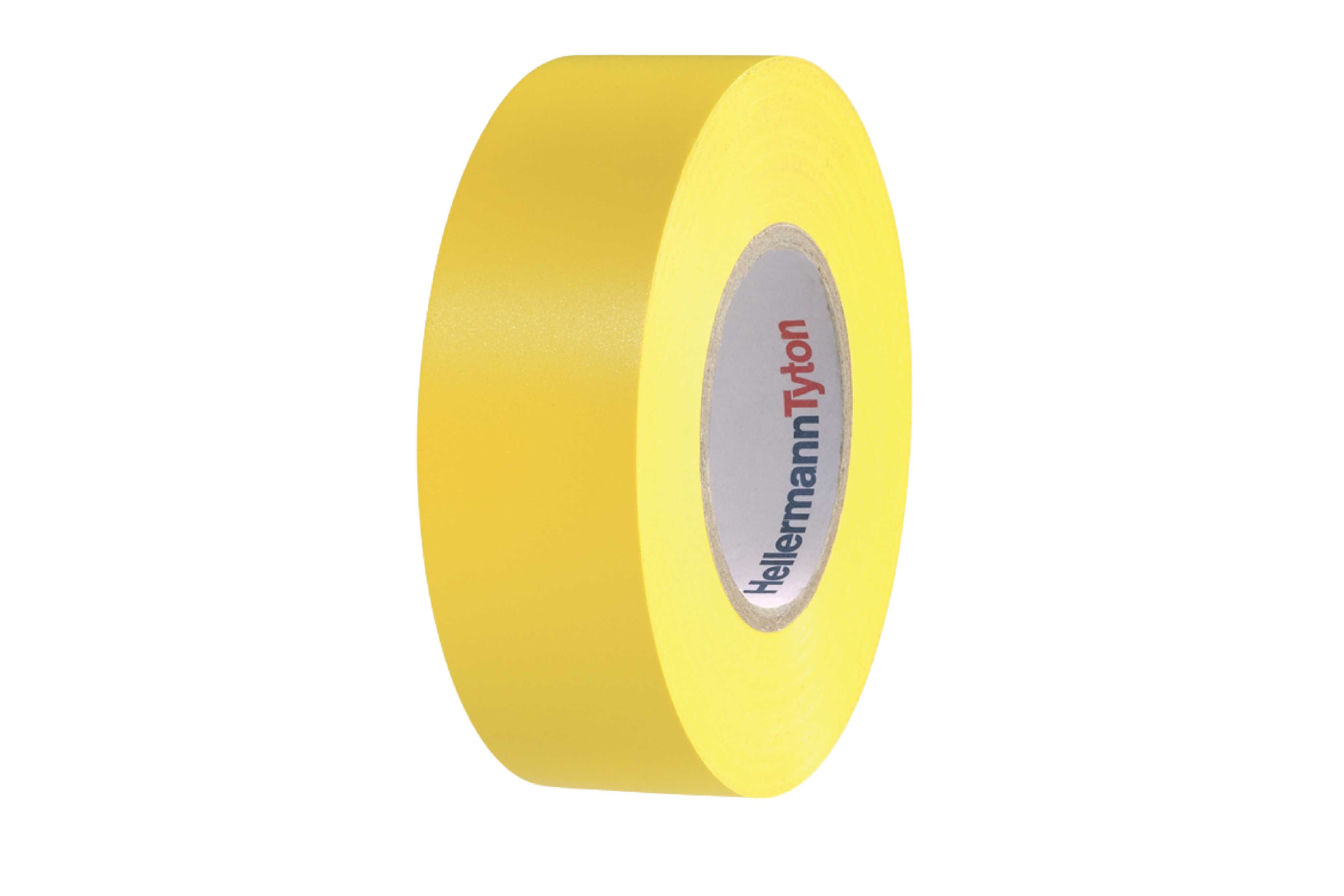 HellermanTyton - HelaTape 19mm gul 20m