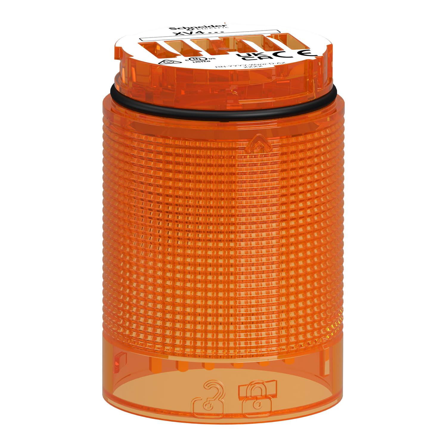 Schneider Electric - Lysenhet med fast LED i orans