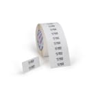 HellermanTyton - Skiltetikett 23x10 hvit