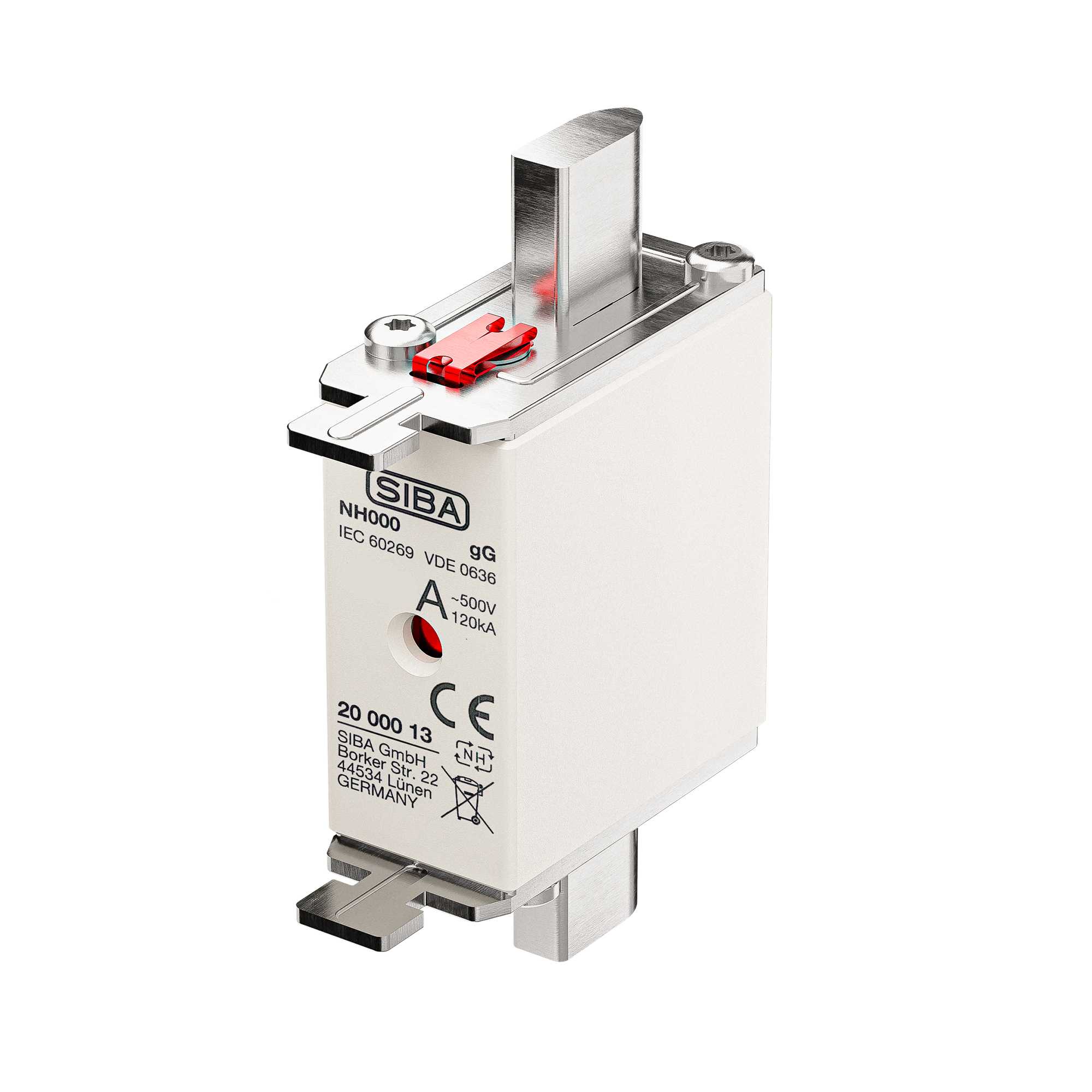 SIBA - Sikring NH000 500V gG 35A