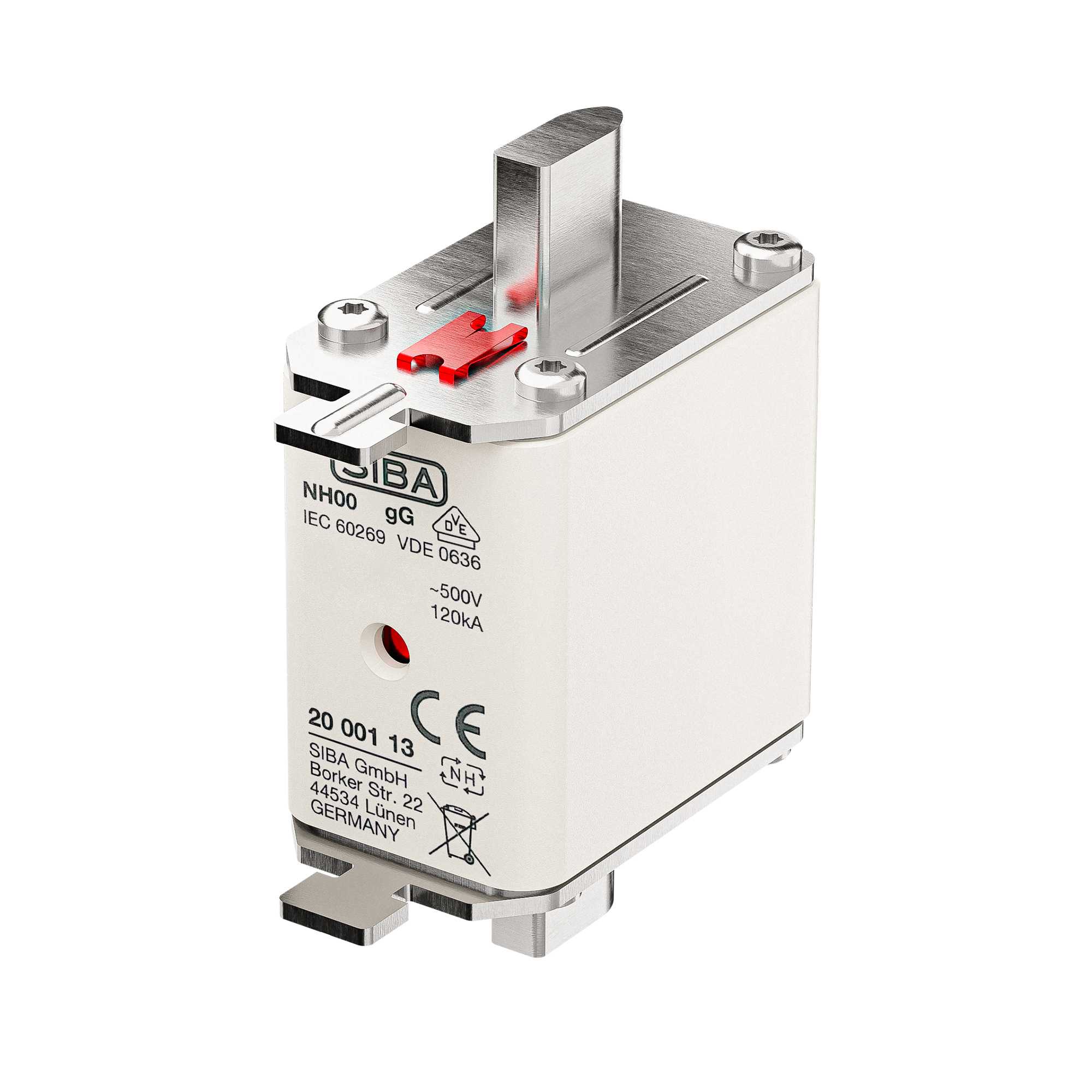 SIBA - Sikring NH00 500V gG 125A