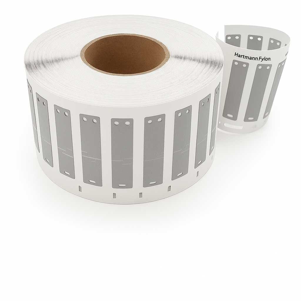 HellermanTyton - Kabelmerke på bane 10x60 grå