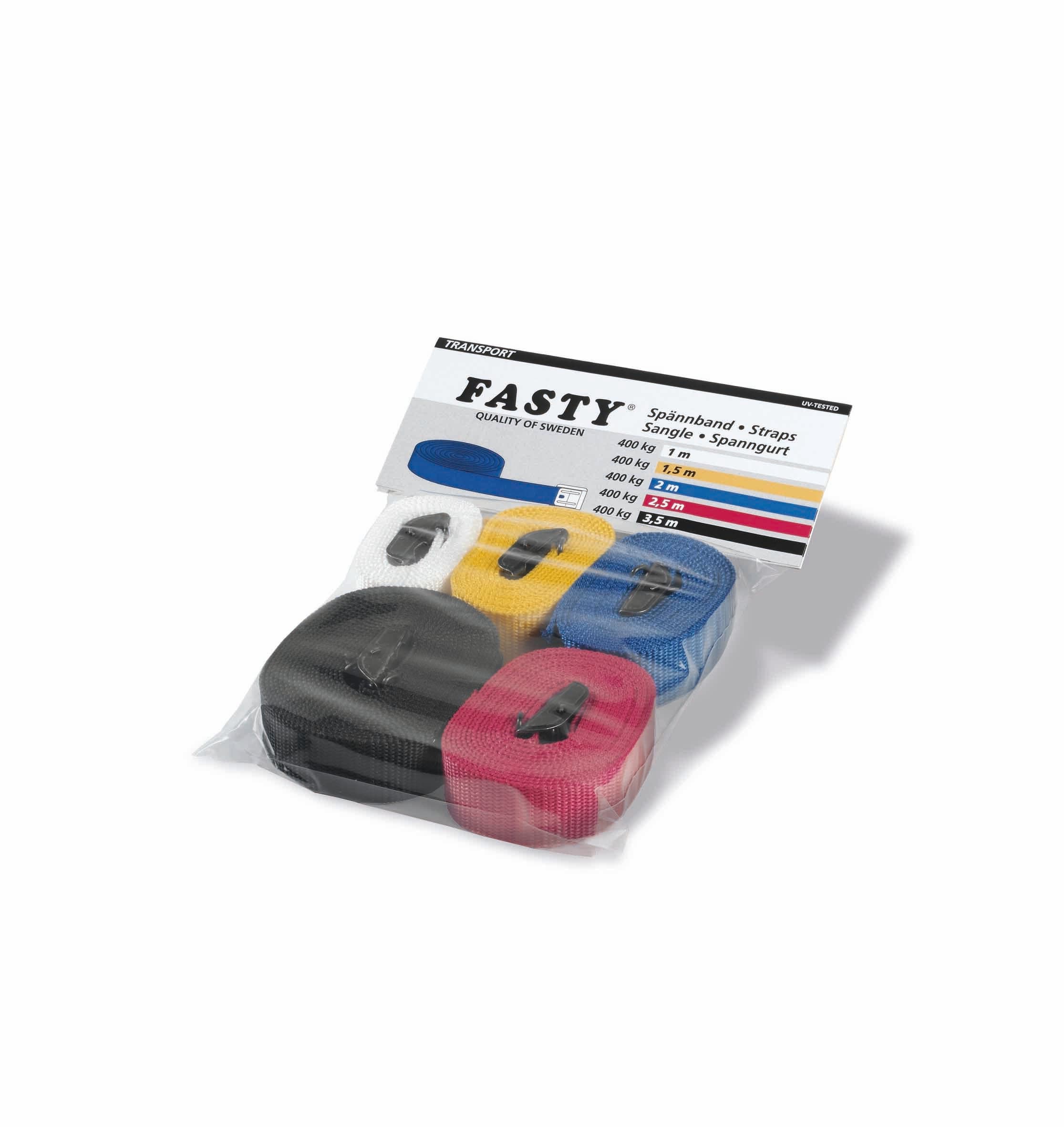 FASTY - Lastestropper 5 pac 1-3,5m 400KG