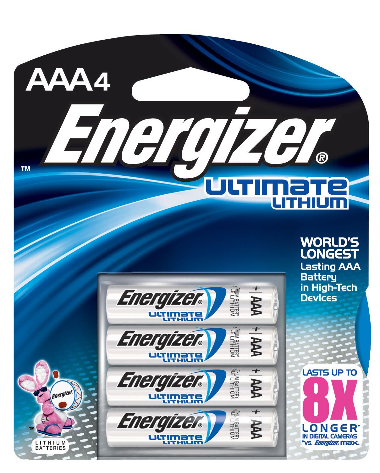 ENERGIZER - Energizer Ultimate Lithium AAA/E92  FSB4 4pk