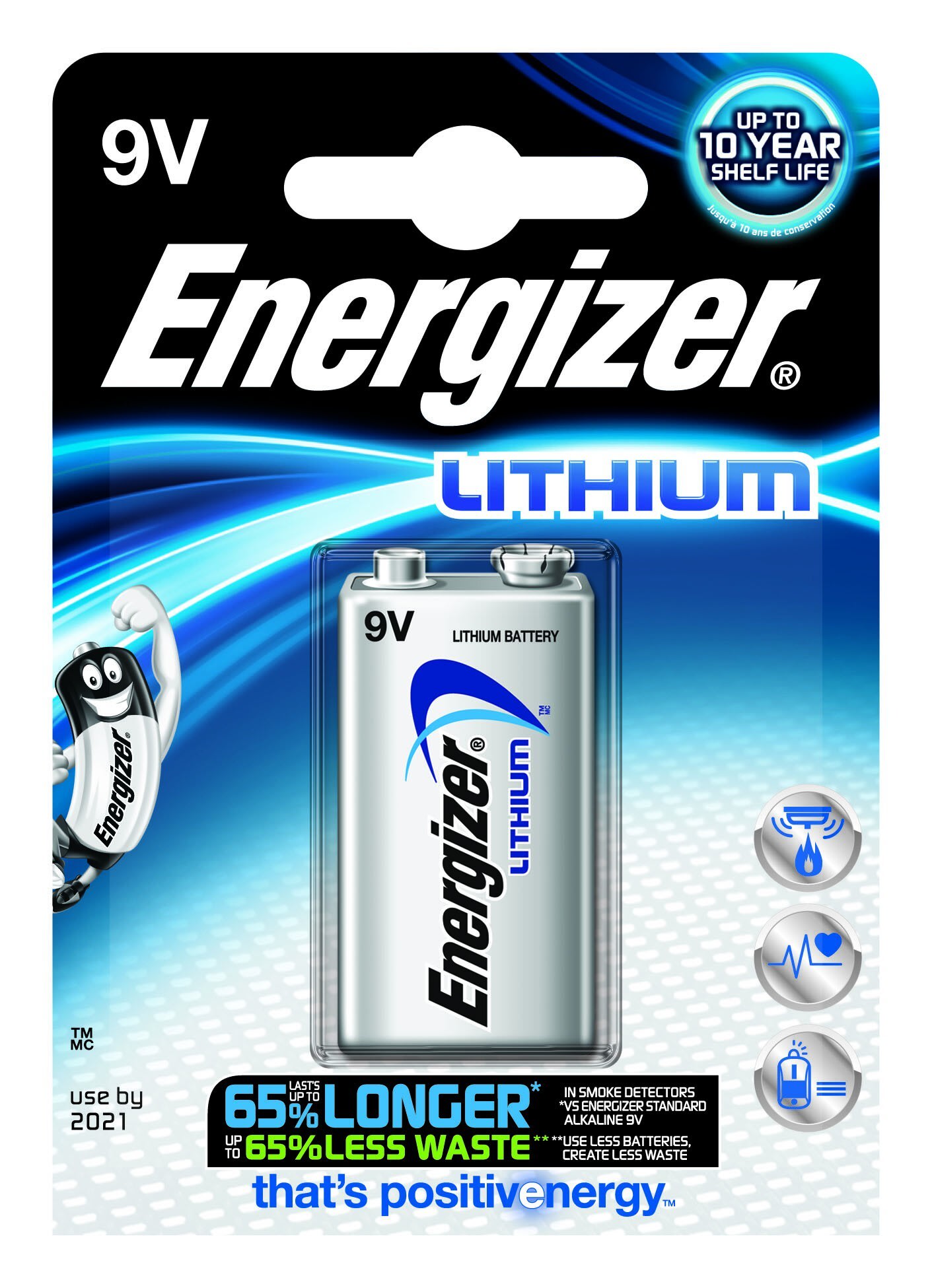 ENERGIZER - Energizer Ultimate Lithium 9v/522 FSB1 1pk