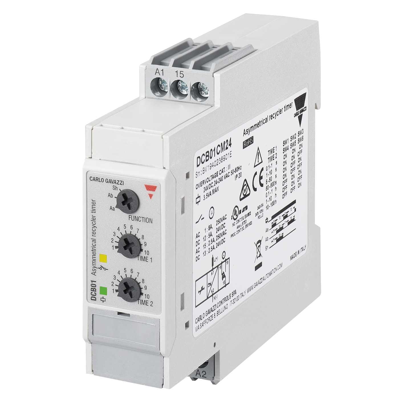 Carlo Gavazzi - TIDSRELE ASYM. TAKTGIVER