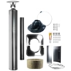 Sunwind gylling - Stålpipe- rustfri komplett pakke