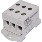 FTG - Koblingsklemme 3 x 50 Al/Cu Grå