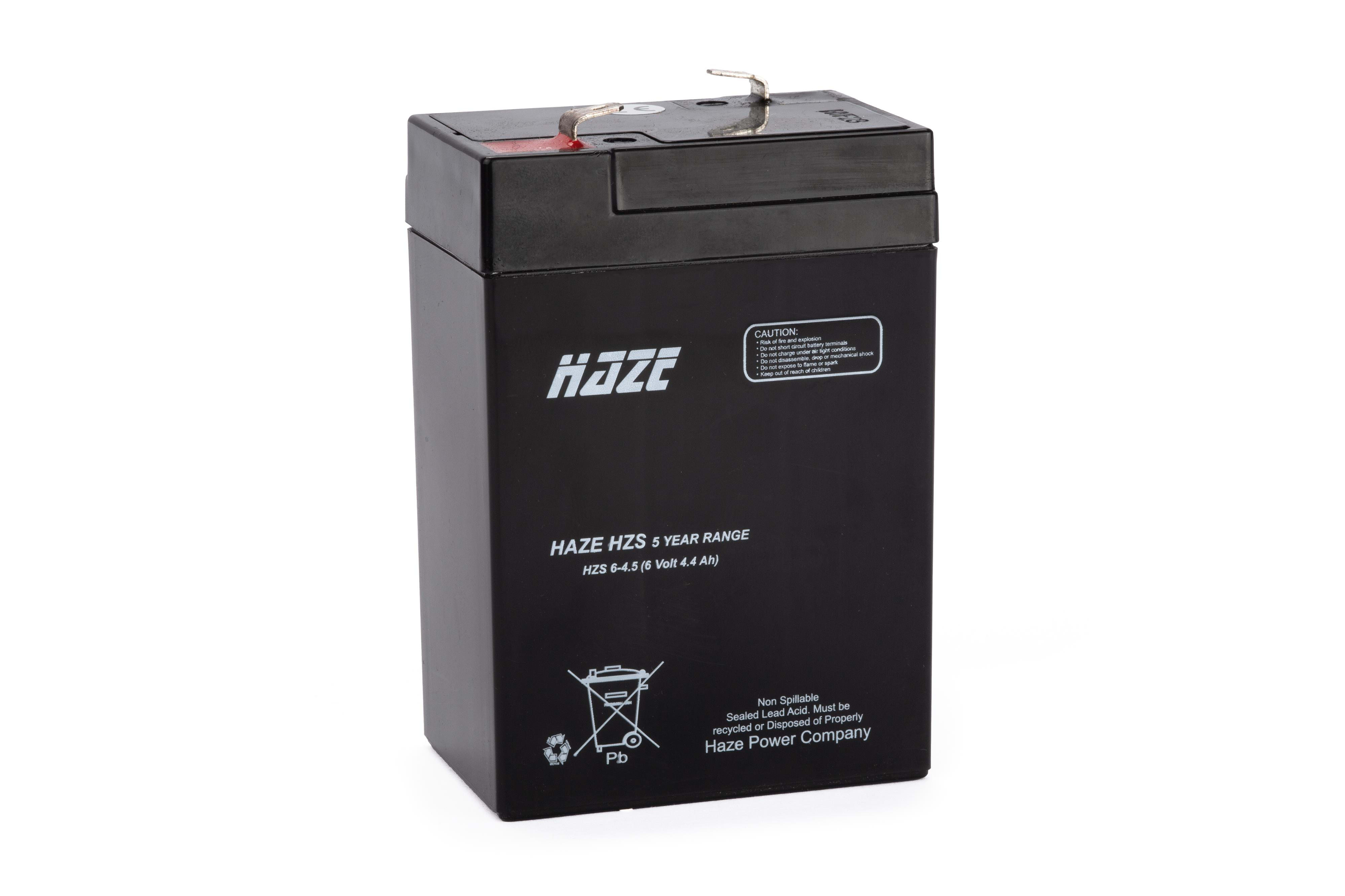 Haze Battery Co LTD - Blybatteri 6volt 4,5ah lukket
