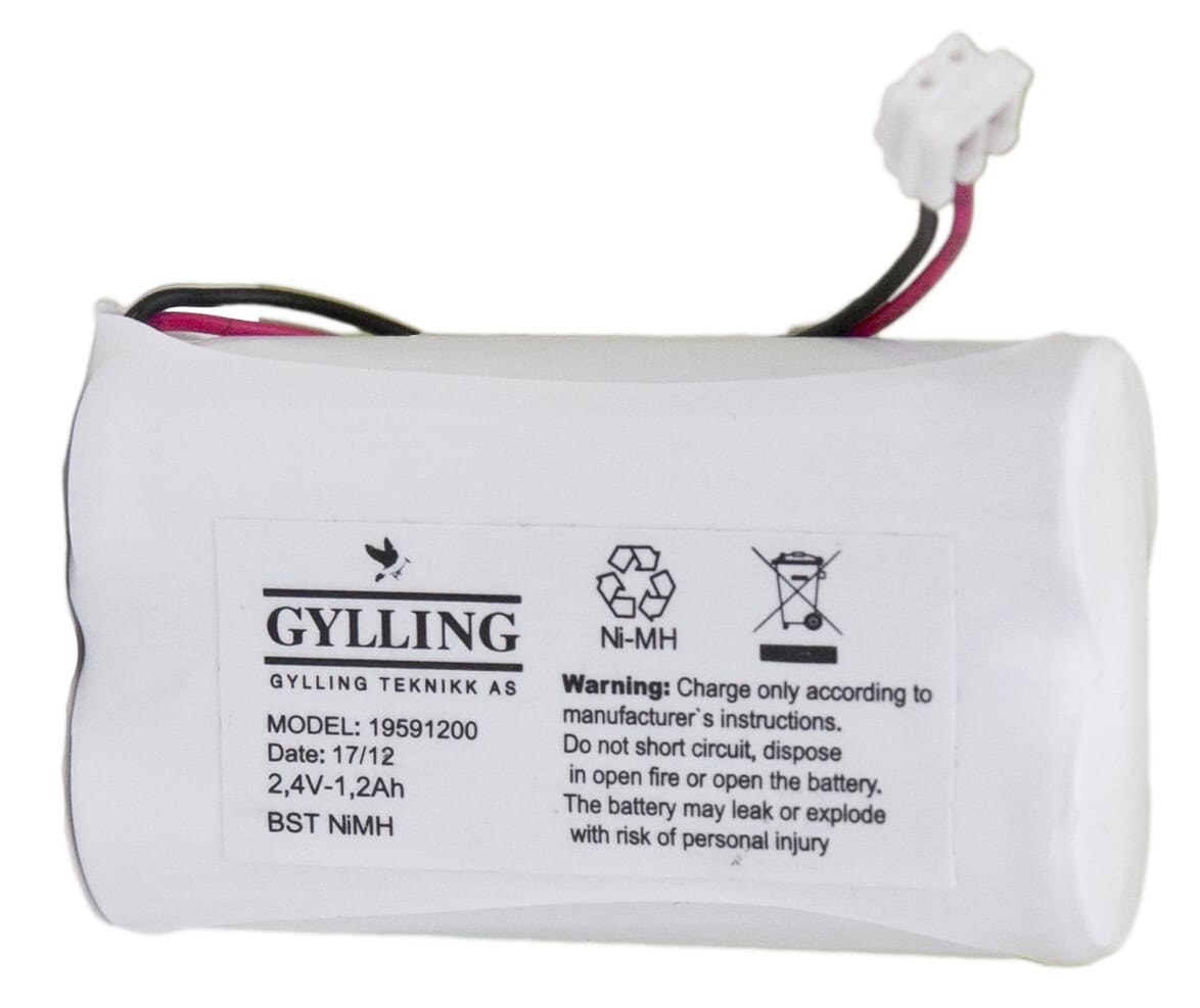 Gylling teknikk - 19591200 BST 2.4V 1.2AH NiMh
