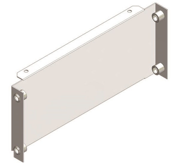 Elsteel - Frontplate stål tett 500x150mm