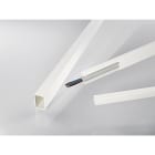 REHAU - MKS 16/38 Kanal og lokk 2m, polarhvit, med tape