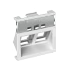 REHAU - Keystone 45x45 multi-overgang for SIGNA BASE til Cat6 og lignende kontakter fra div. leverandører. 