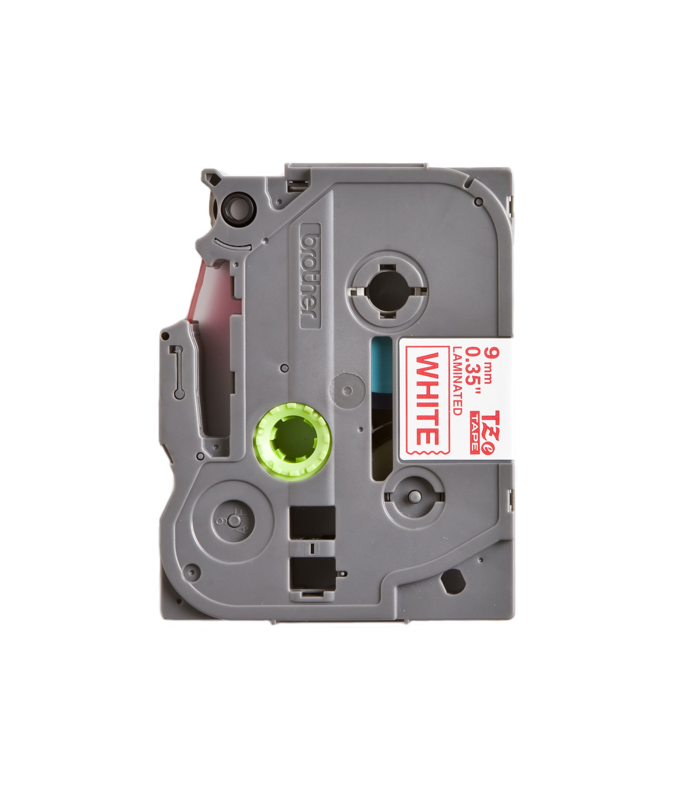 Brother - Brothertape 9mm rød på hvit