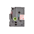 Brother - Brothertape 12mm rød på klar