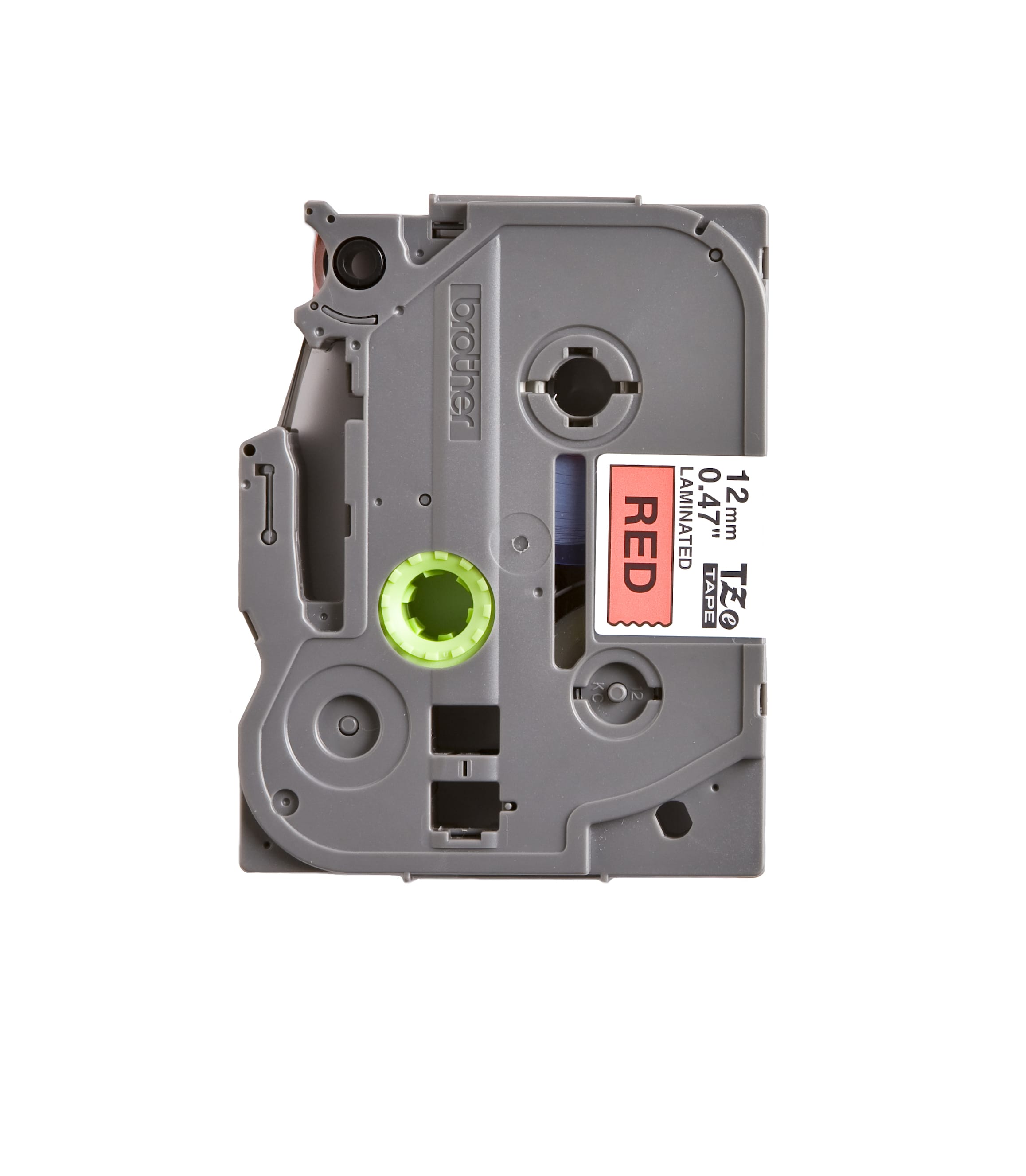 Brother - Brothertape 12mm sort på rød