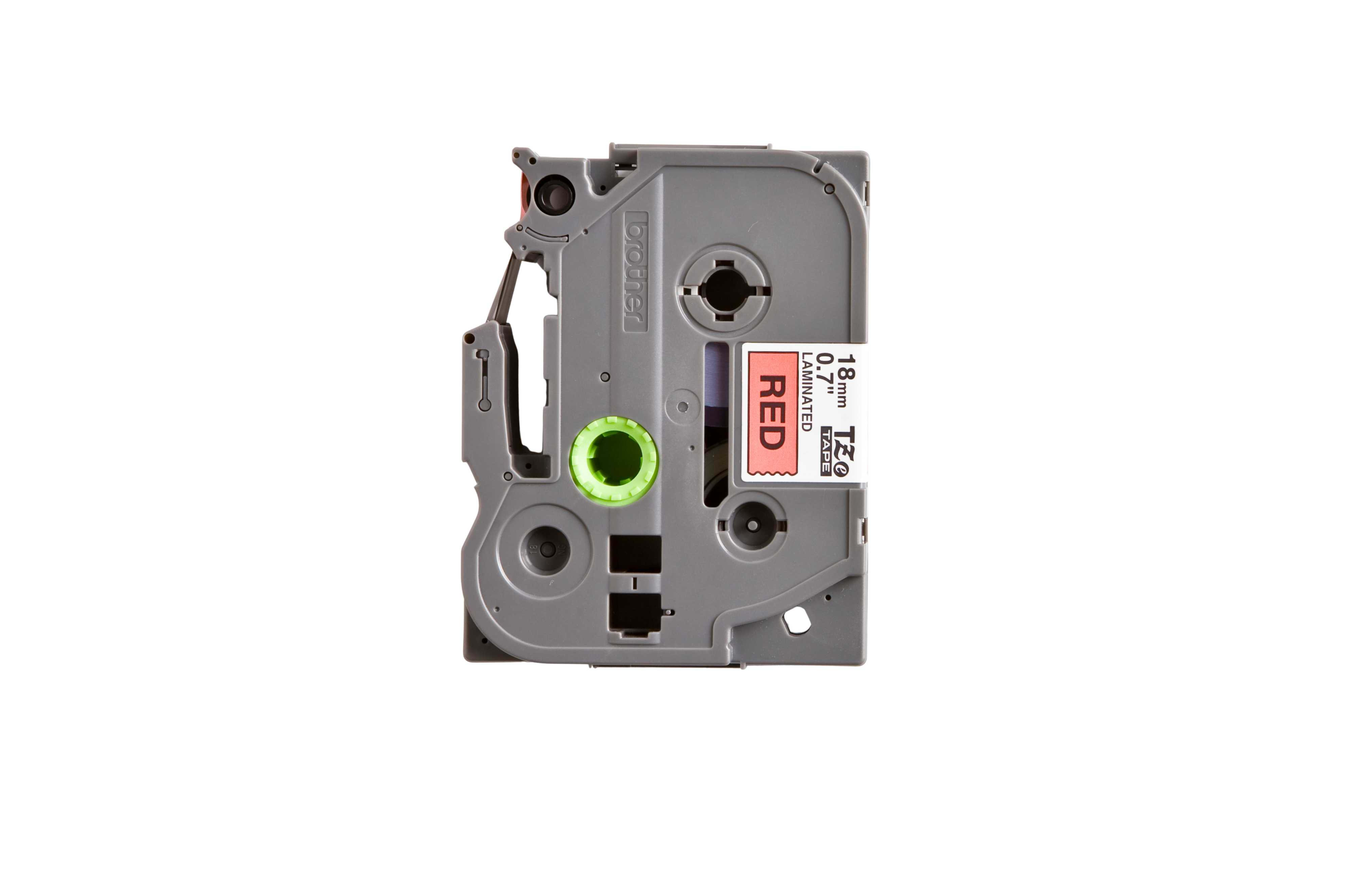 Brother - Brothertape 18mm sort på rød