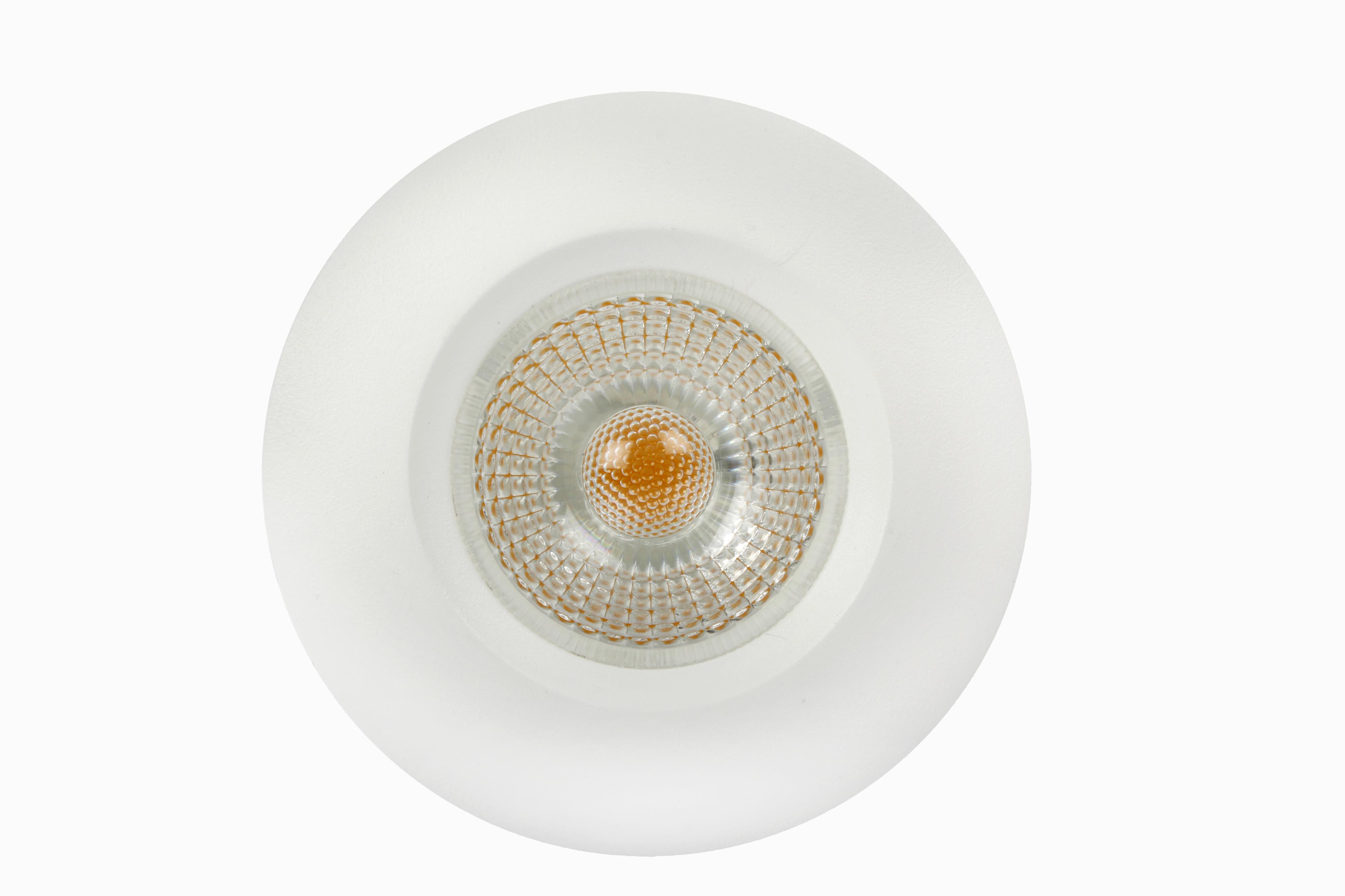 Unilamp - Limbo Integral 10W WarmDim MH Matt hvit - Fast m/driver 3k-