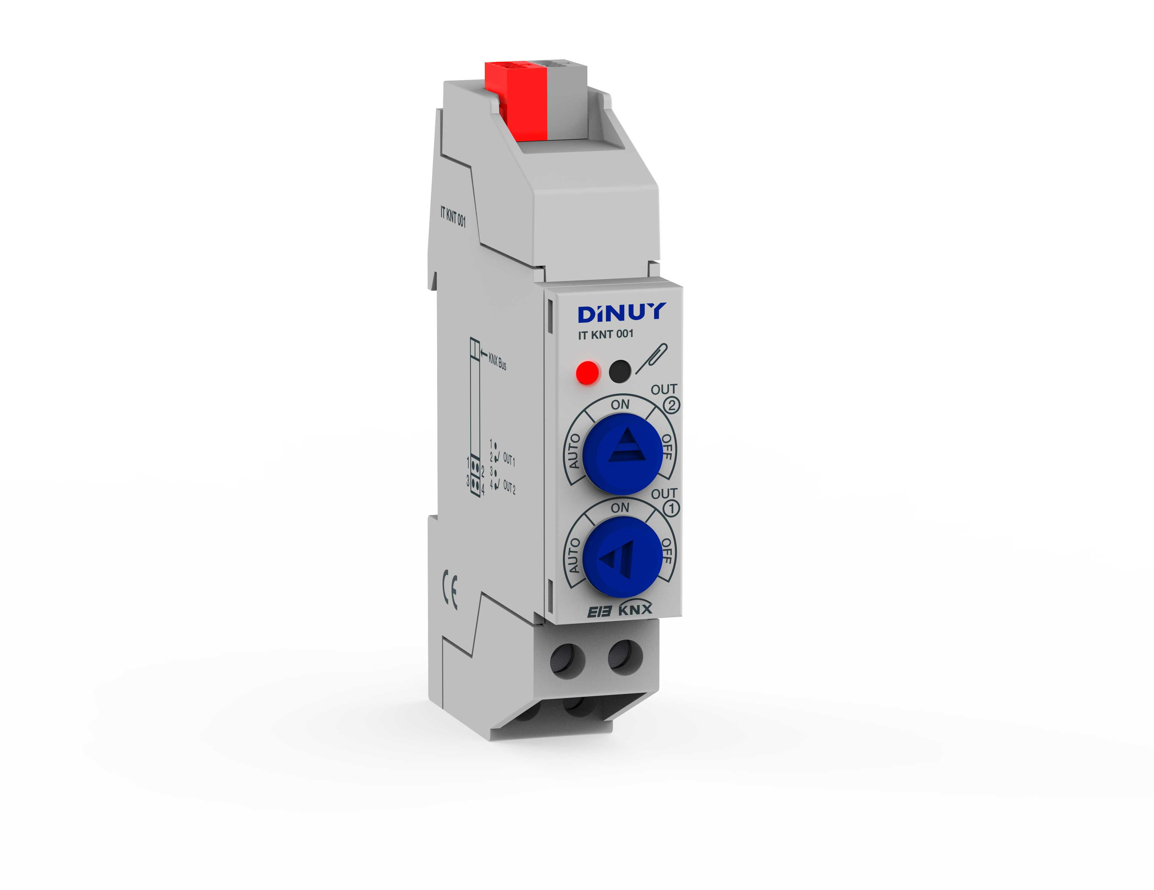 Function - KNX Rele 2-kanaler eller 1-kanal persienne 16A releer