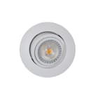 Unilamp - Juno Safe+ WarmDim 6W IP23 MH Matt Hvit LED downlight Ra95
