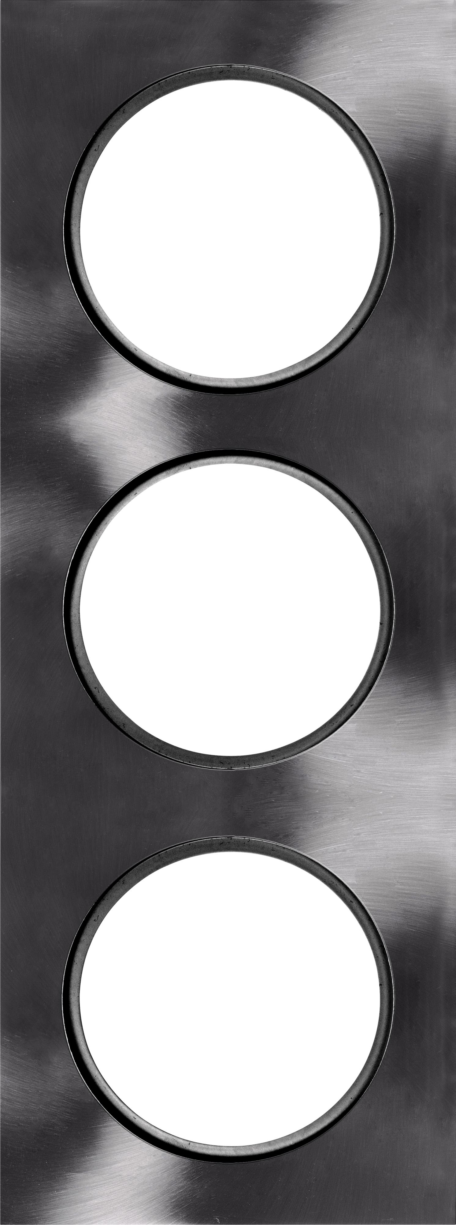 Unilamp - Downlightramme 3 Firkant 120X360MM B.Stål For 94-96mm downl