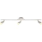 Unilamp - Kony LED 3-spot Matt Hvit Takskinne m/ 3x5,5W WarmDim L