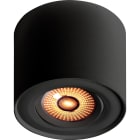 Unilamp - Gyro Surface Rund SORT 1x9W WARMDIM UTENPÅLIGGENDE