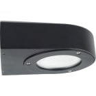 Unilamp - Flow 20W 4000K Asymmetrisk Sort. Veggarmatur - dimbar