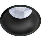 Unilamp - UniCone+ 8W 2700K Matt Sort Downl. 8W m/driver 76mm, smal