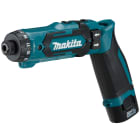 Makita - Momentskrutrekker 7,2V med 2stk 1,0Ah batterier og lader.
