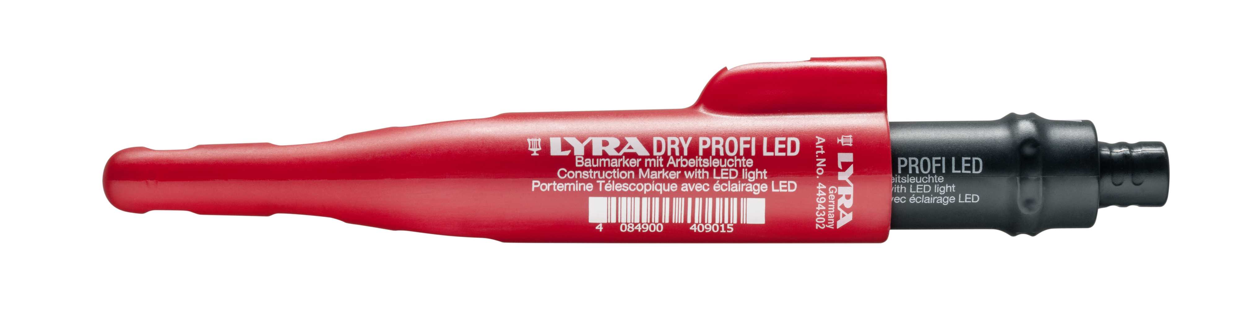 Lyra - Dyphull Merkepenn Grafittstift og LED lys Lyra Dry Profi