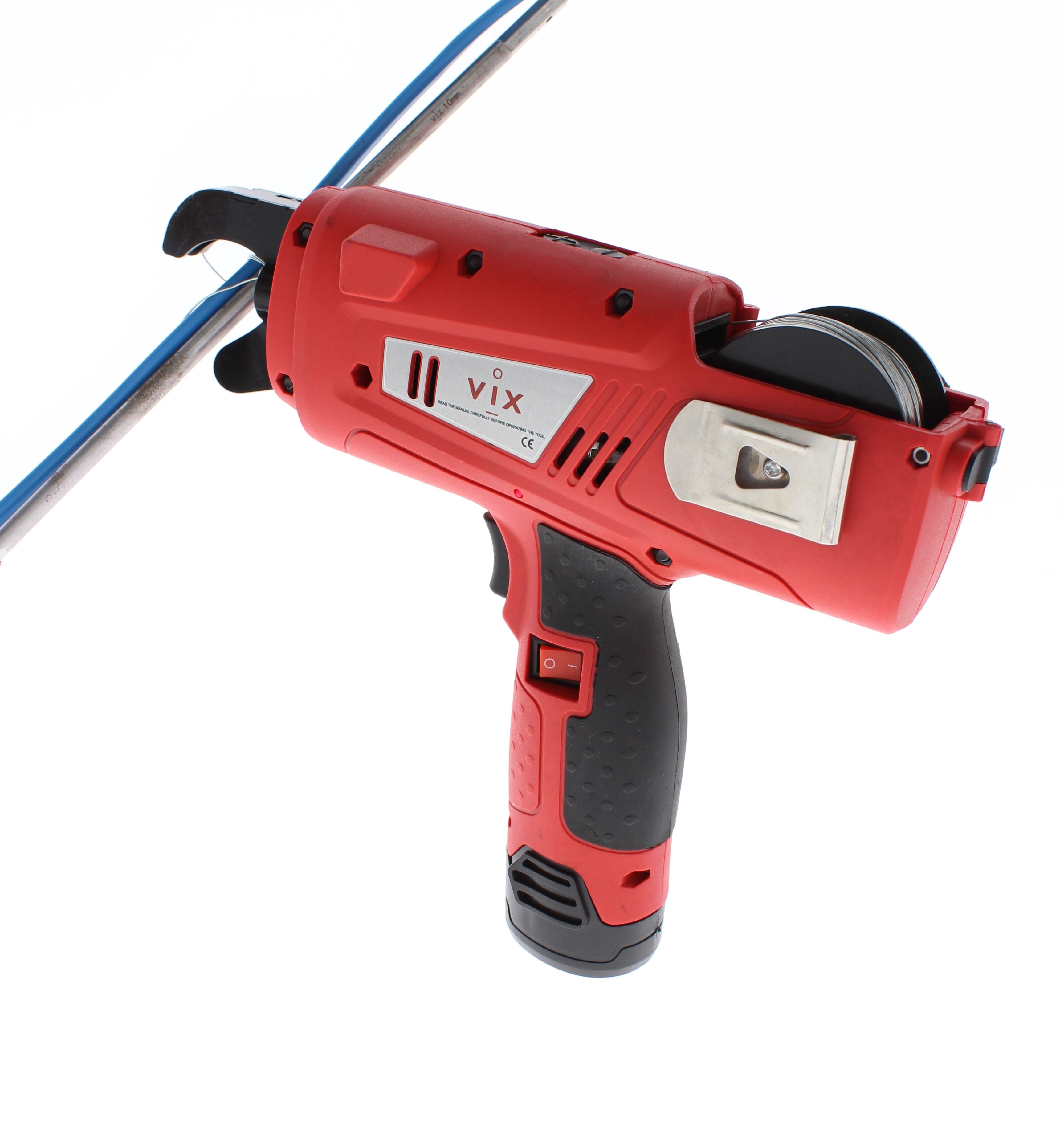 VIX - Vix Bindemaskin 12,8V for Varmekabel med 2 batt, lader, 2 bi