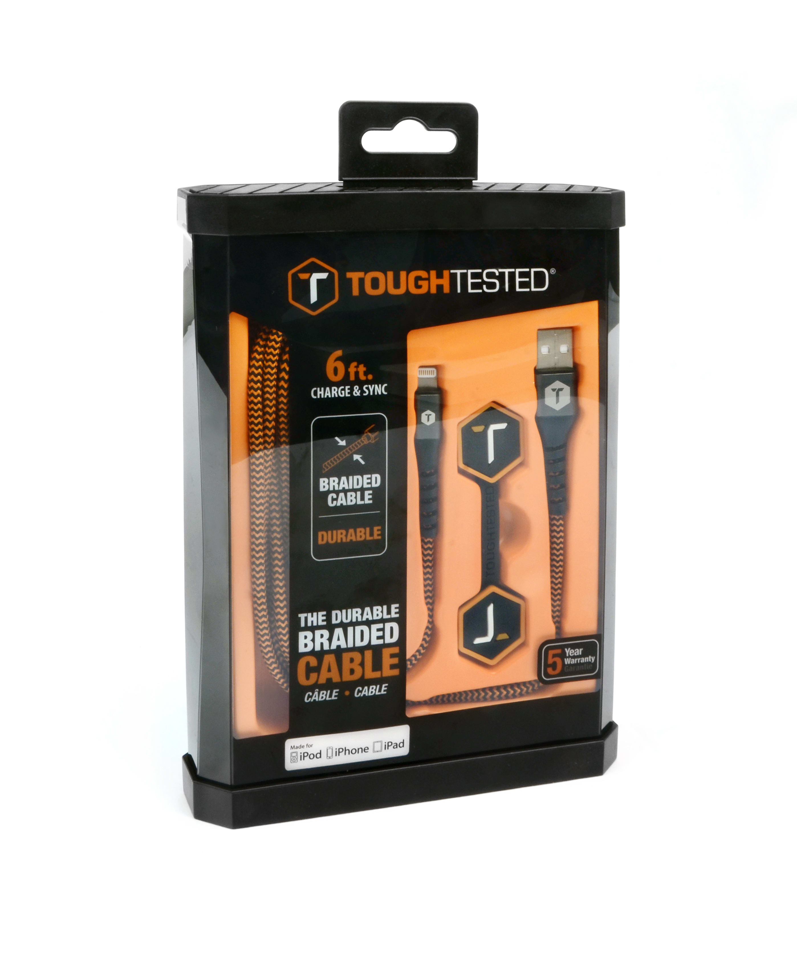 ToughTested - Ladekabel Apple 1,8m