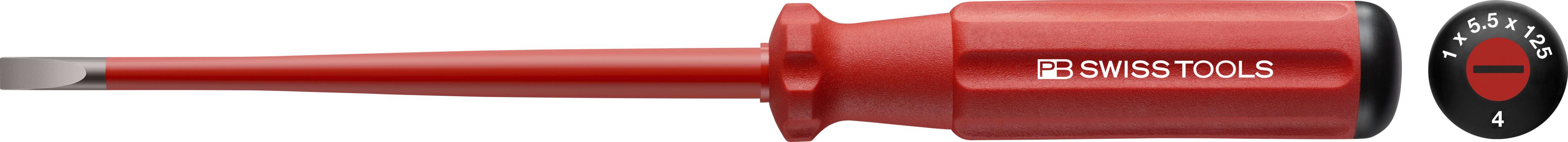 PB SWISS TOOLS - Skrutrekker 1000V Slim Flat 4 x 100mm