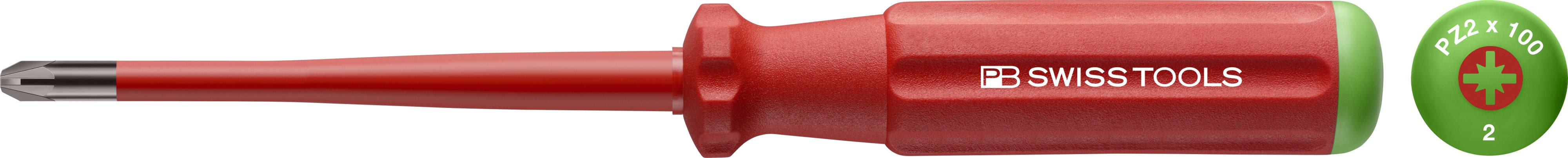 PB SWISS TOOLS - Skrutrekker 1000V Slim PZ 2 x 100mm