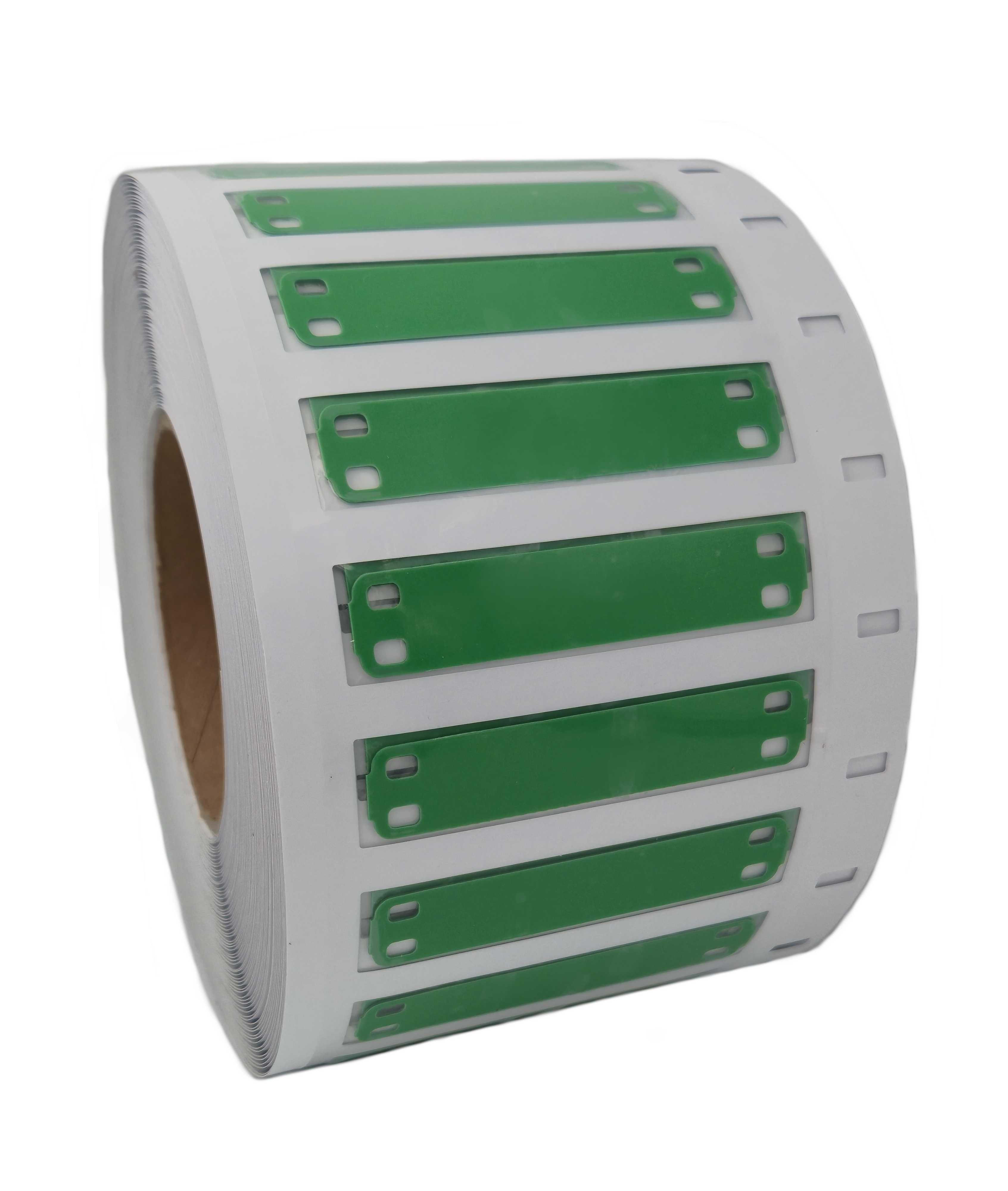 HellermanTyton - Kabelmerke på bane 15x75 grønn