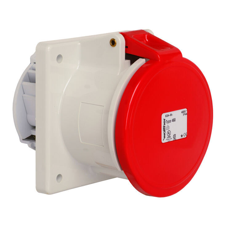 Walther-Werke - Stikk innfelt  463-6 IP44 400V