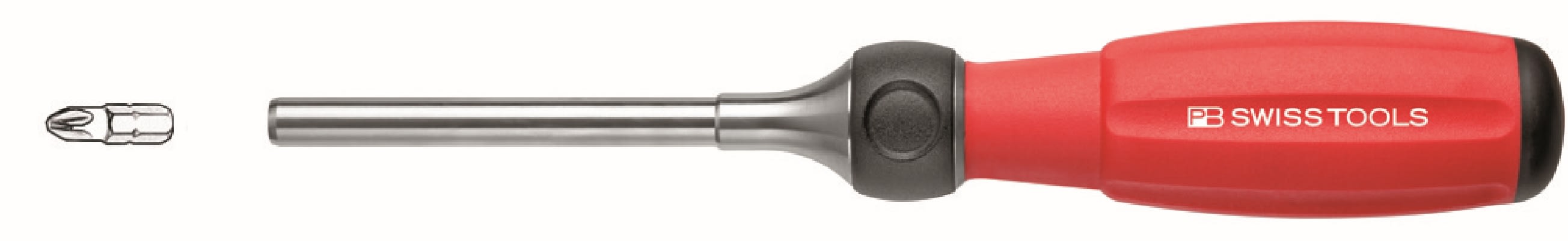 PB SWISS TOOLS - Skralleskrutrekker med bitsfeste
