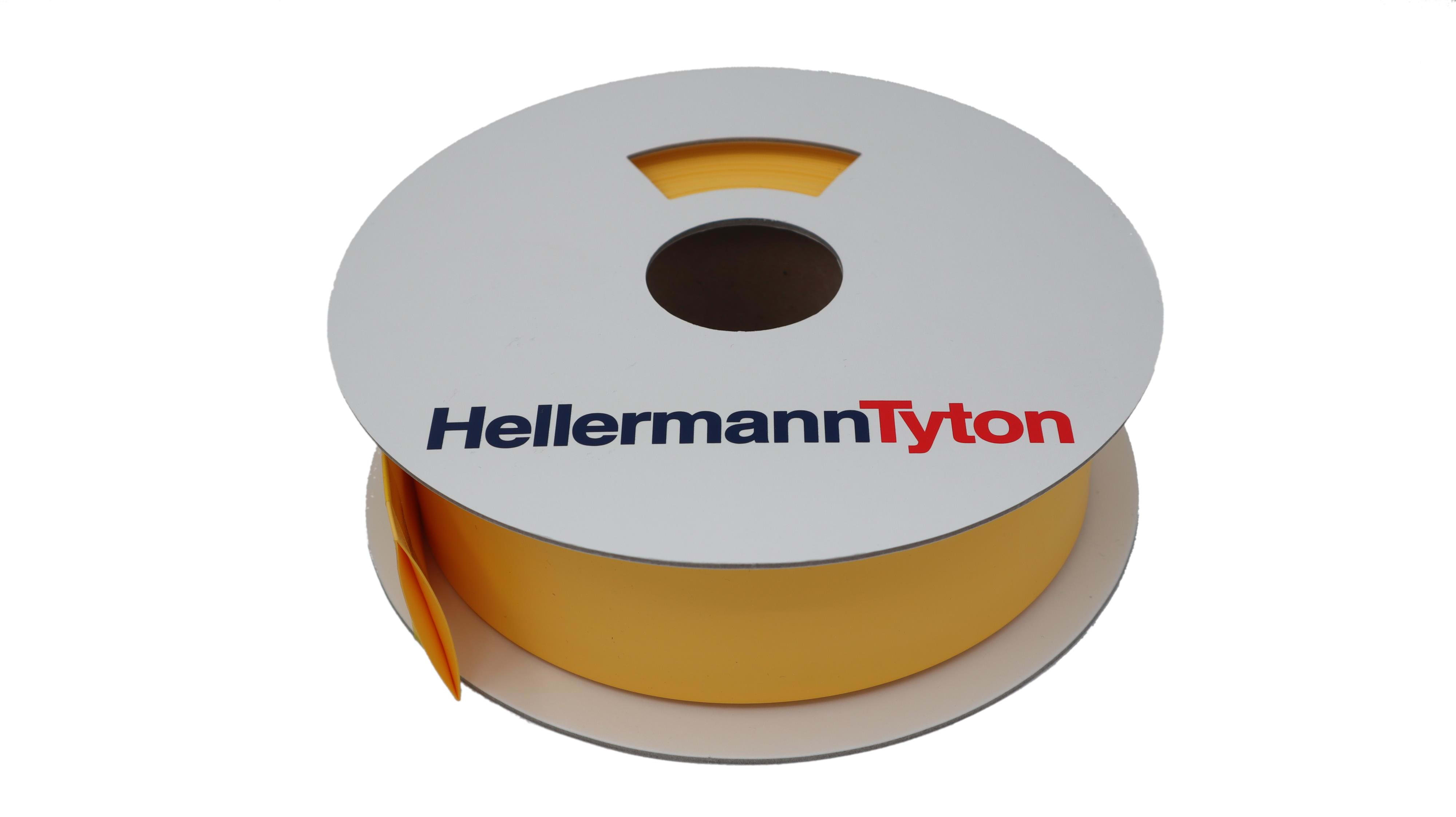 HellermanTyton - Ledermerke TCGT 18/6mm gul