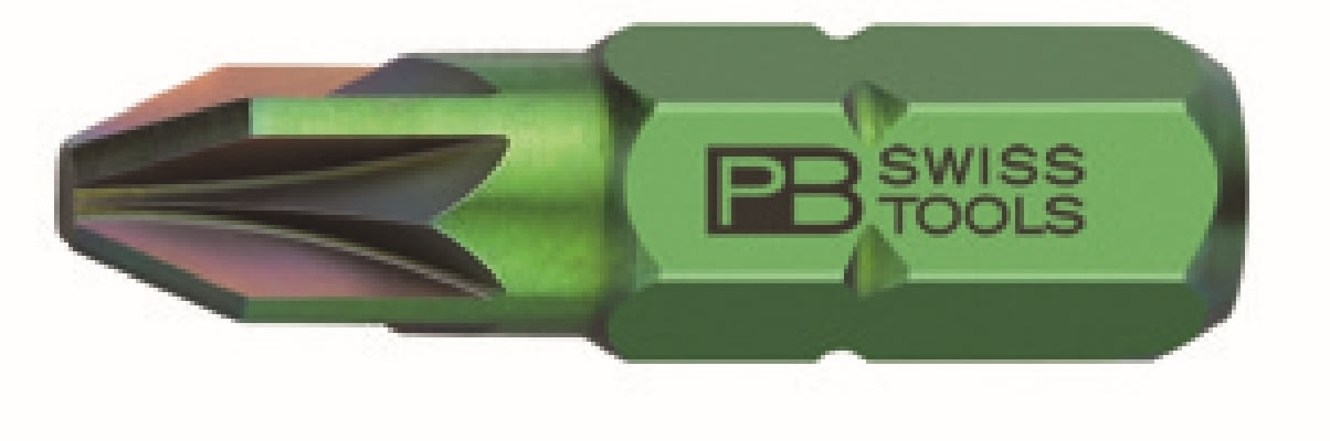 PB SWISS TOOLS - 1/4" bits PZ2 - 25mm 3pk.