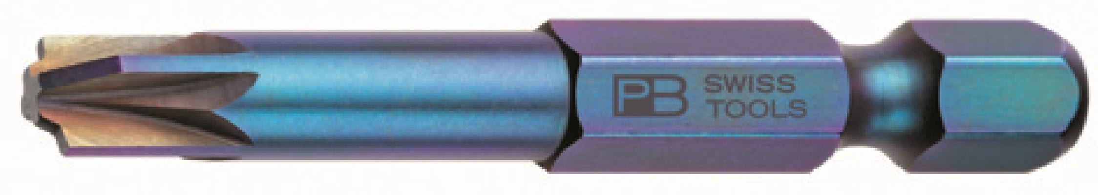 PB SWISS TOOLS - 1/4" PZ/FL1 bits 50mm 2pk