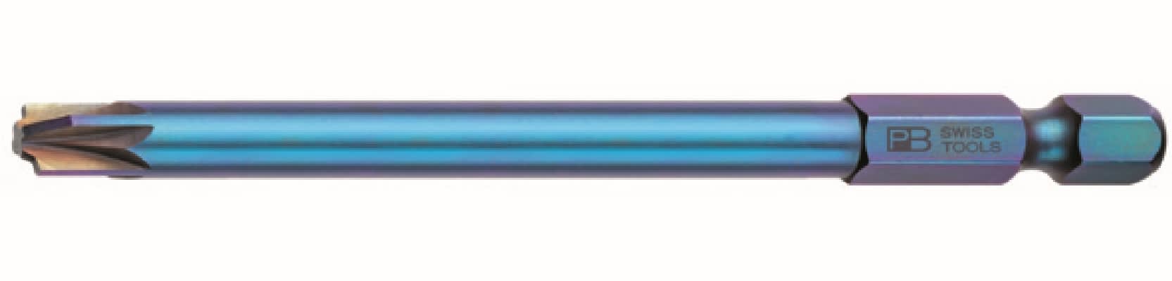 PB SWISS TOOLS - 1/4" bits PZ/FL2 95mm 2pk