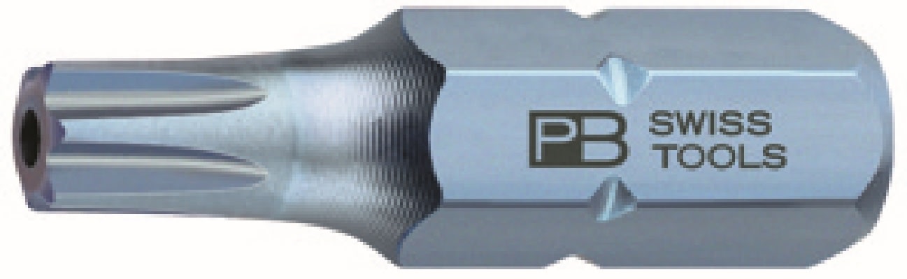 PB SWISS TOOLS - TX30 bits m/hull 25mm 3pk