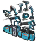 Makita - COMBOKIT DLX1000 18V 10 Maskiner