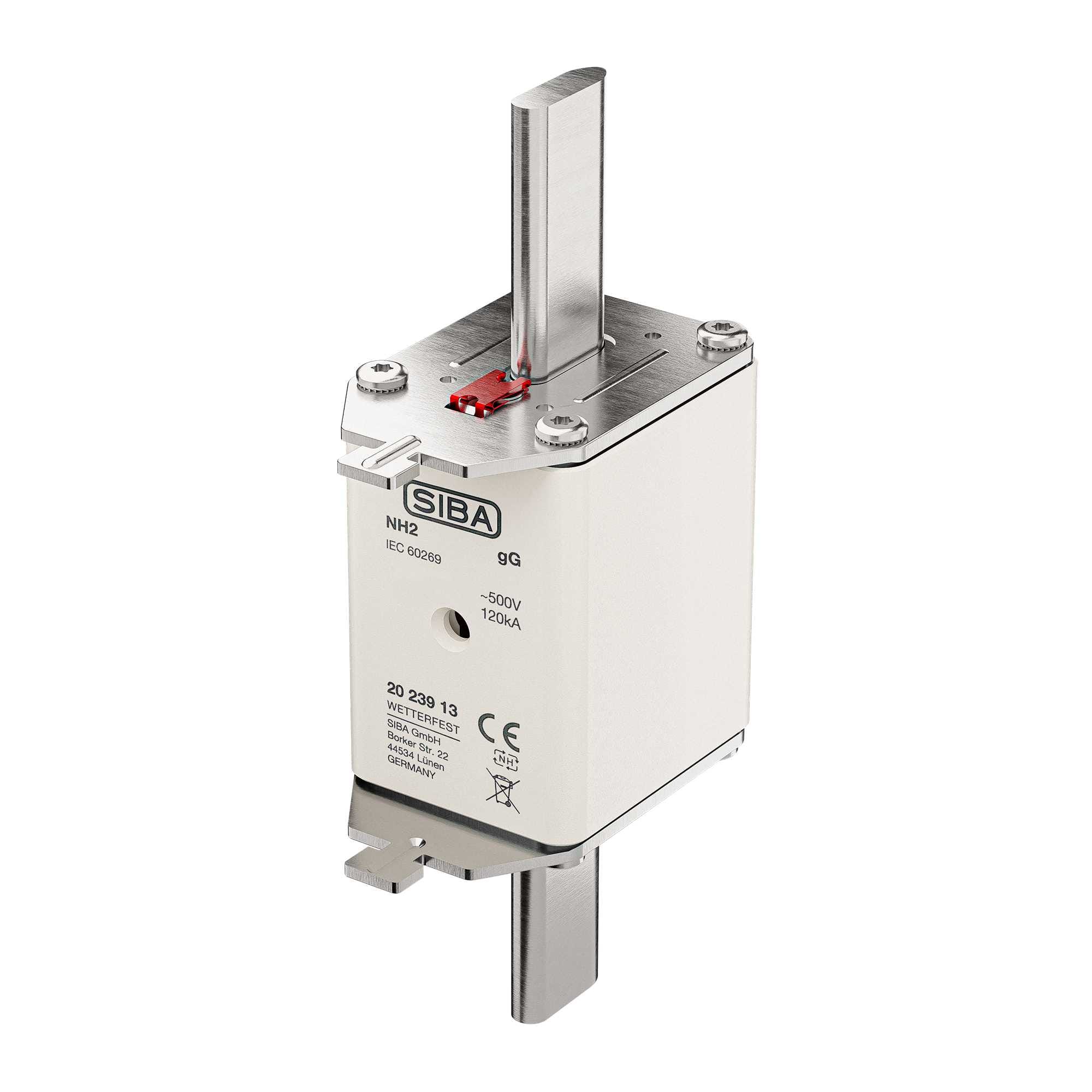 SIBA - Sikring NH2 500V gG 125A Værbestandig